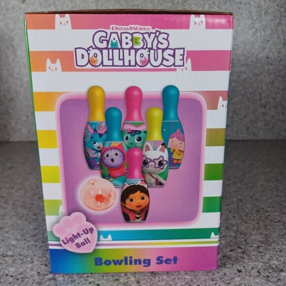 LIGHT UP Bowling Toy Gabby's Dollhouse Kids Game - Picture 7 of 8